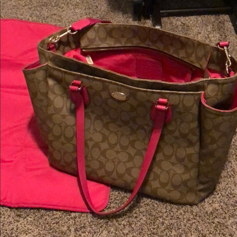 Coach diaper bag